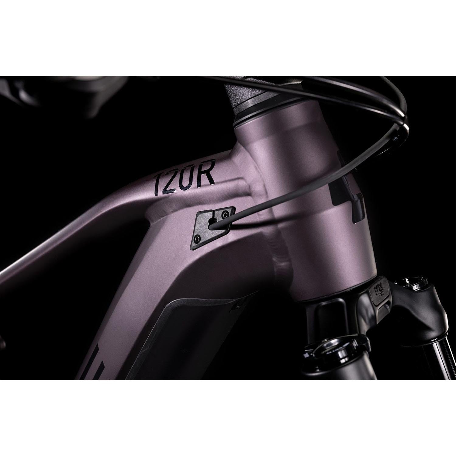 Cube Stereo Hybrid 120 Race 625 Electric Dual Suspension Mountain Bike Smoky Lilac 'n' Black