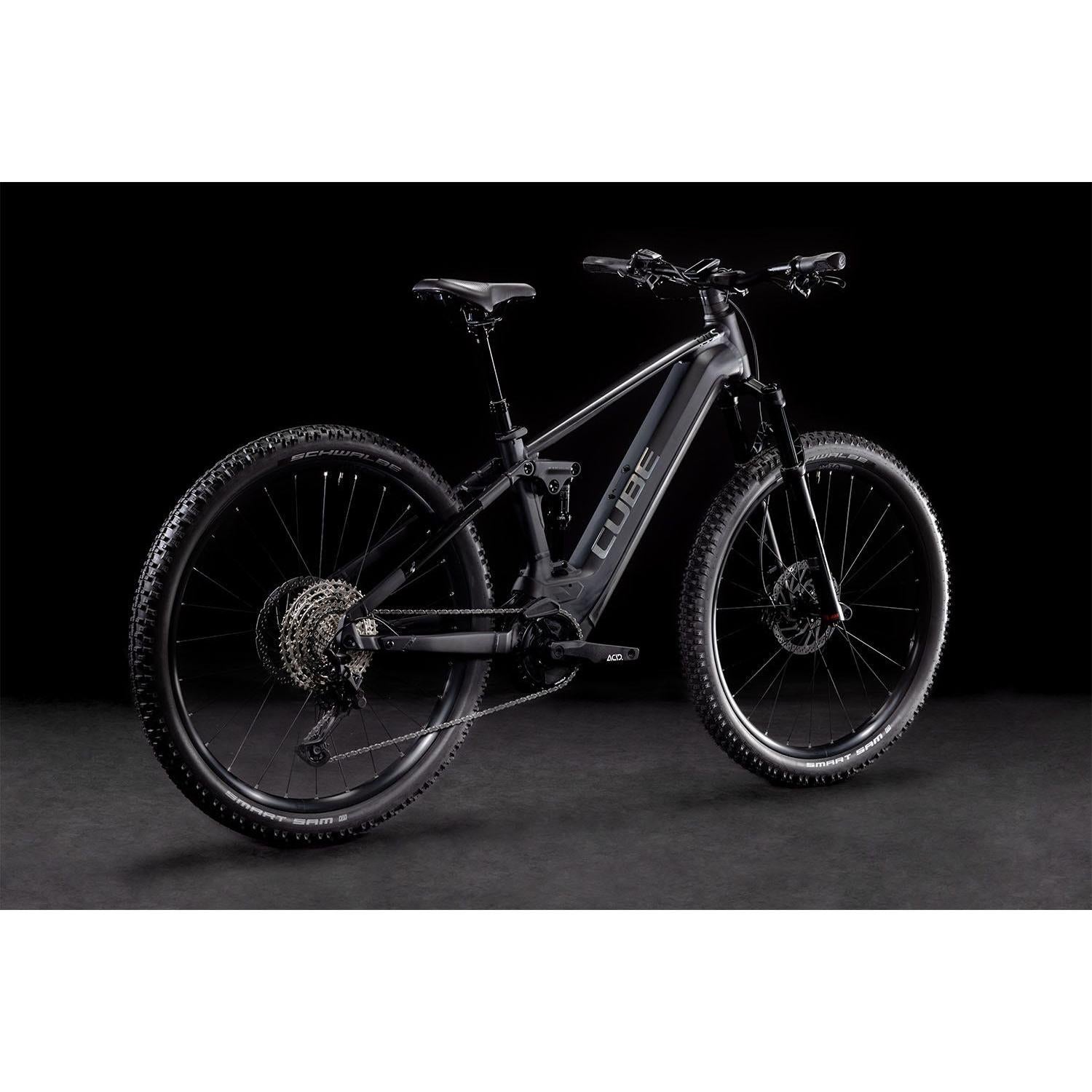 Cube Stereo Hybrid 120 SL 750 Electric Dual Suspension Mountain Bike Black 'n' Metal
