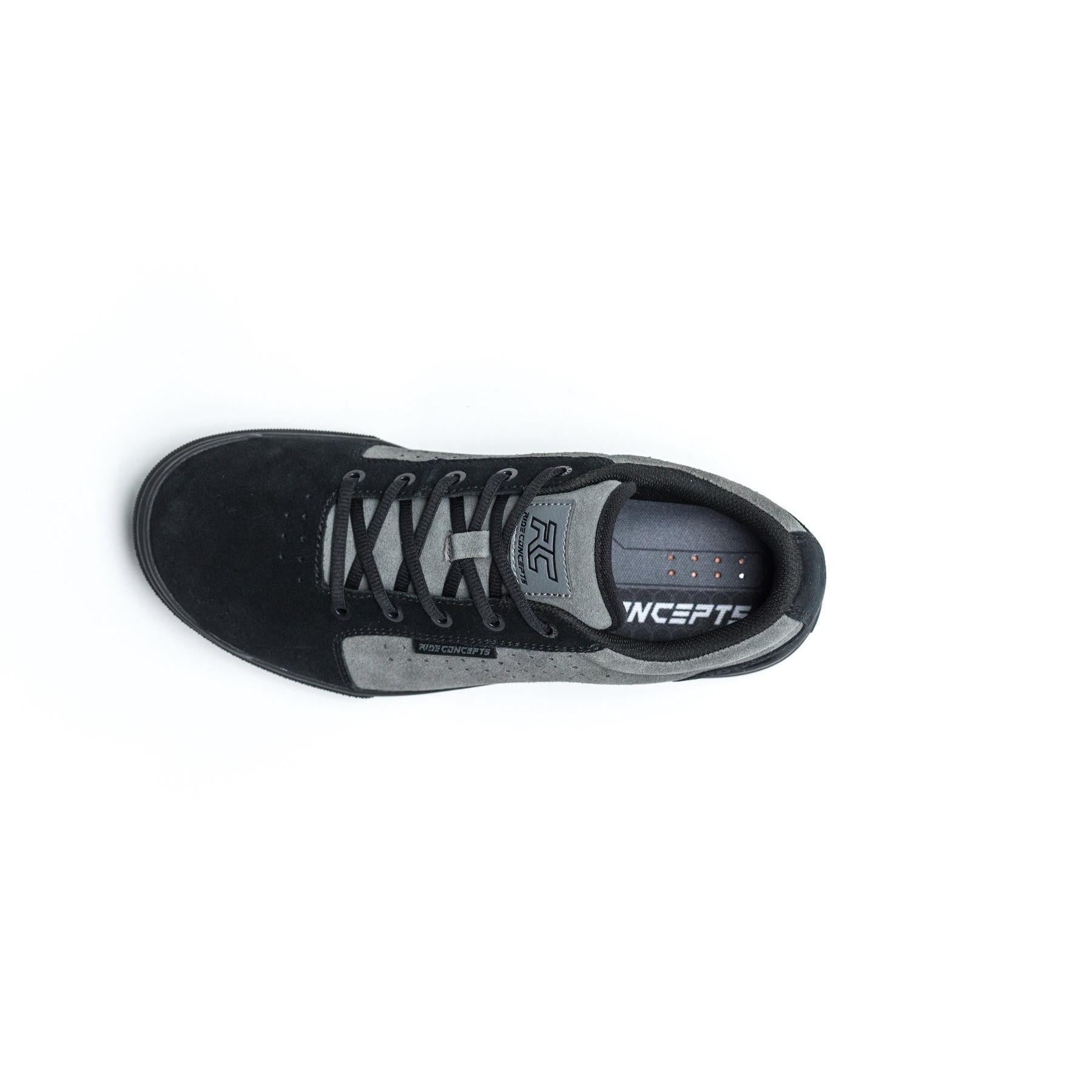 Ride Concepts Vice Flat Pedal Shoes Charcoal Black