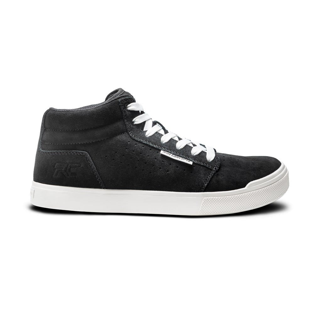 Ride Concepts Vice Mid Flat Pedal Shoes Black/White