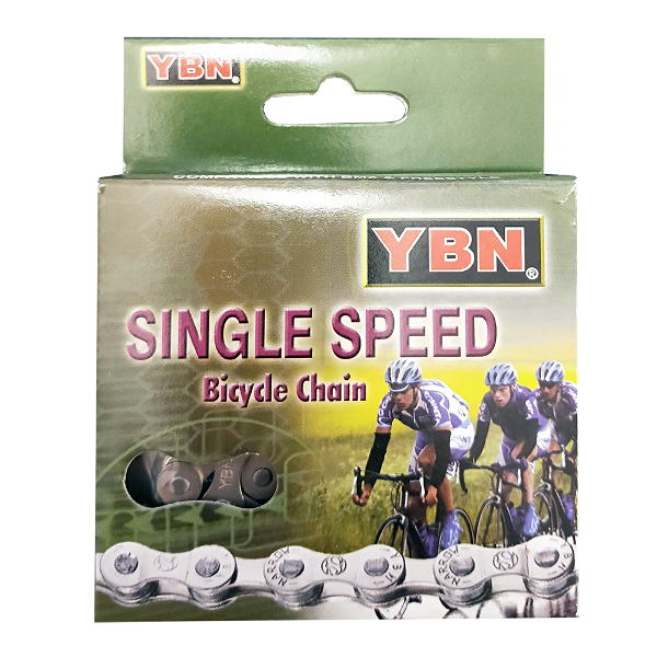 Yaban 1/2 x 1/8 Single Speed BMX Chain Silver