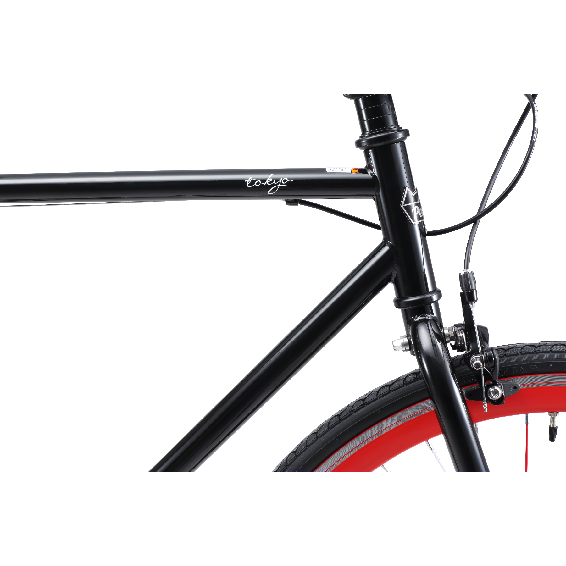 Pedal Messenger Tokyo Fixie Bike Black