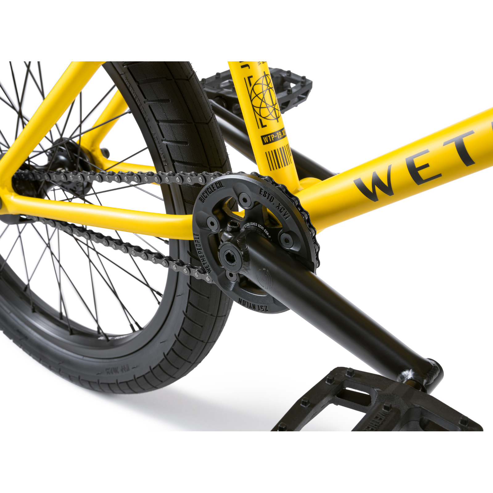 WTP Justice 20.75'' BMX Bike Taxi Yellow