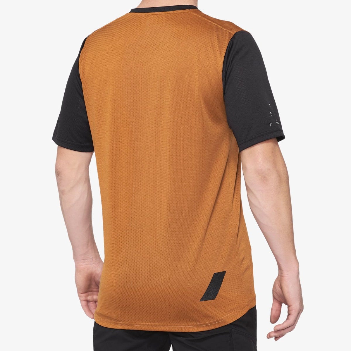 100% Ridecamp Short Sleeve Jersey Terracotta/Black