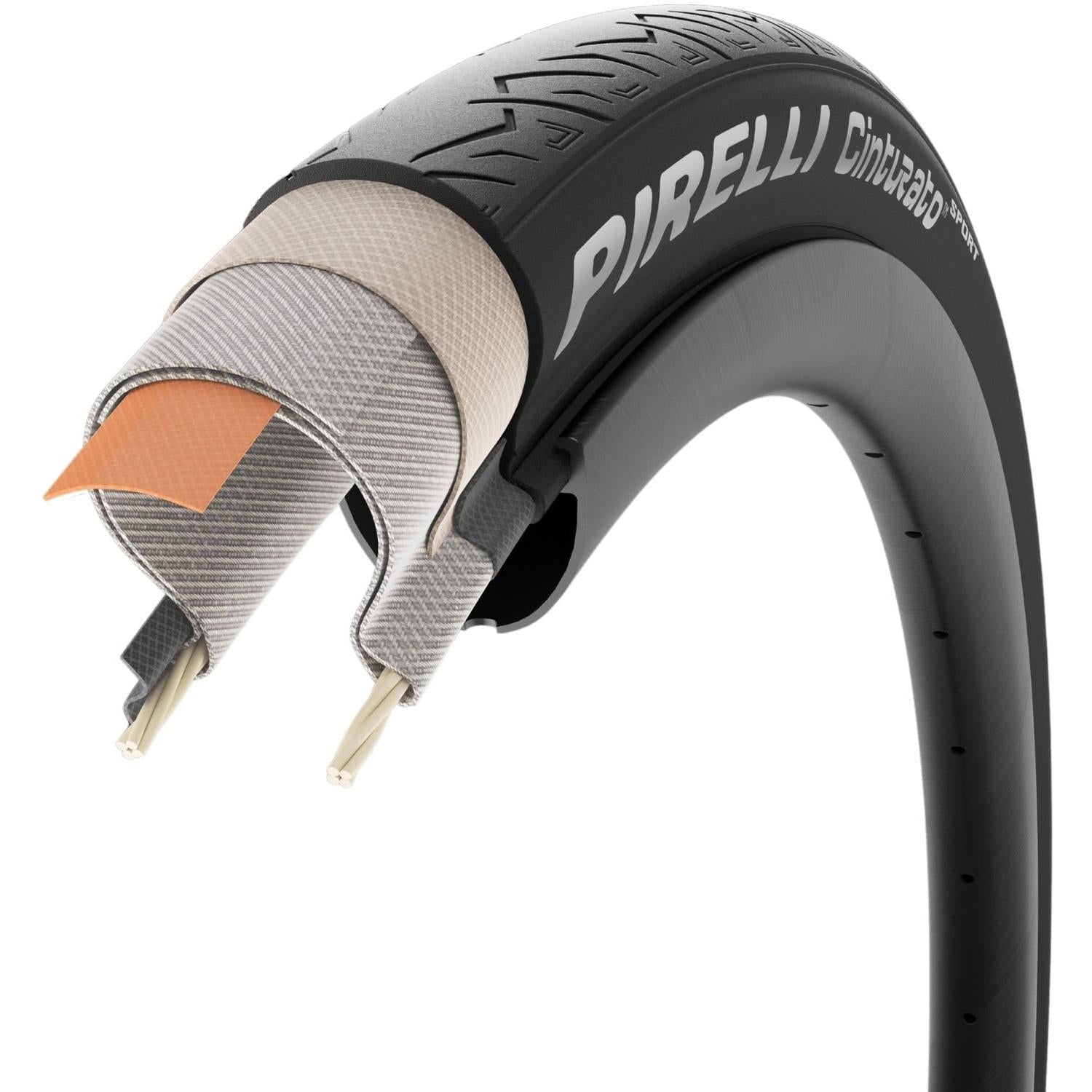 Pirelli Cinturato Sport Folding Road Tyre 700 x 32c