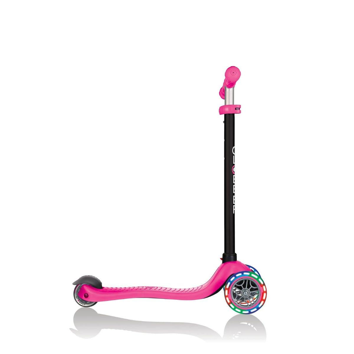 Scooter Kids Globber GO UP SPORTY Lights Neon Pink