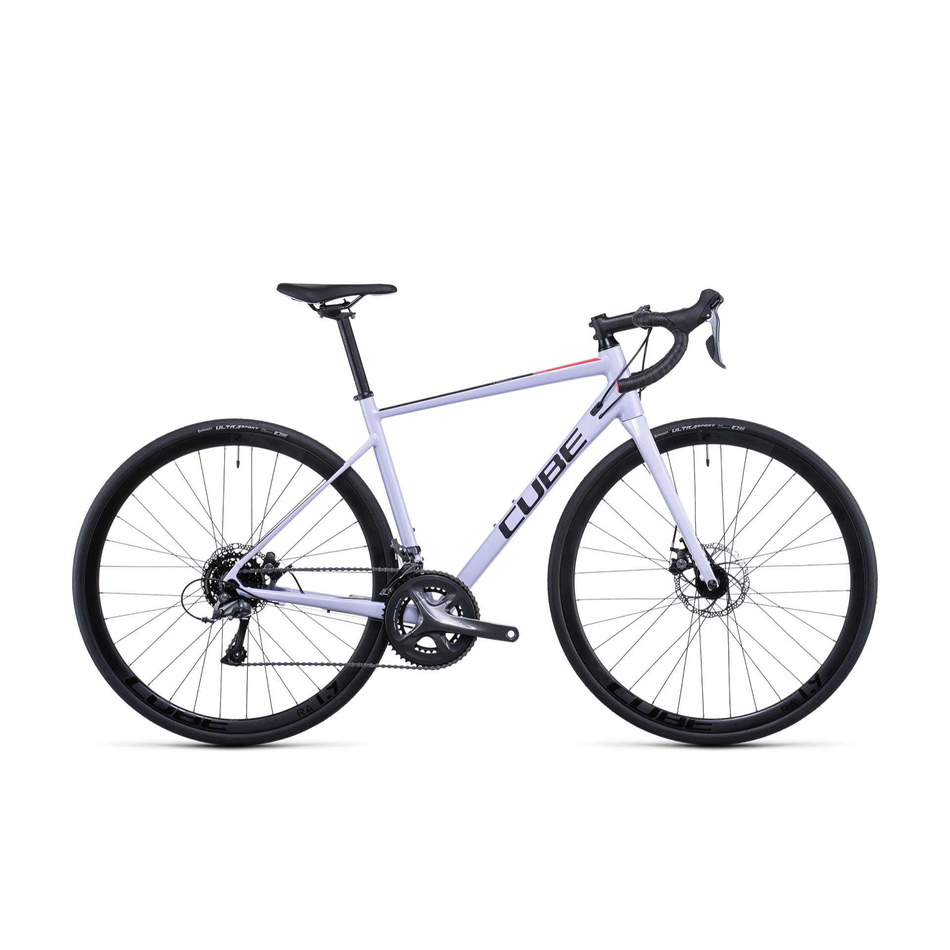 Cube Axial Road Bike Sparkle White 'n' Coral
