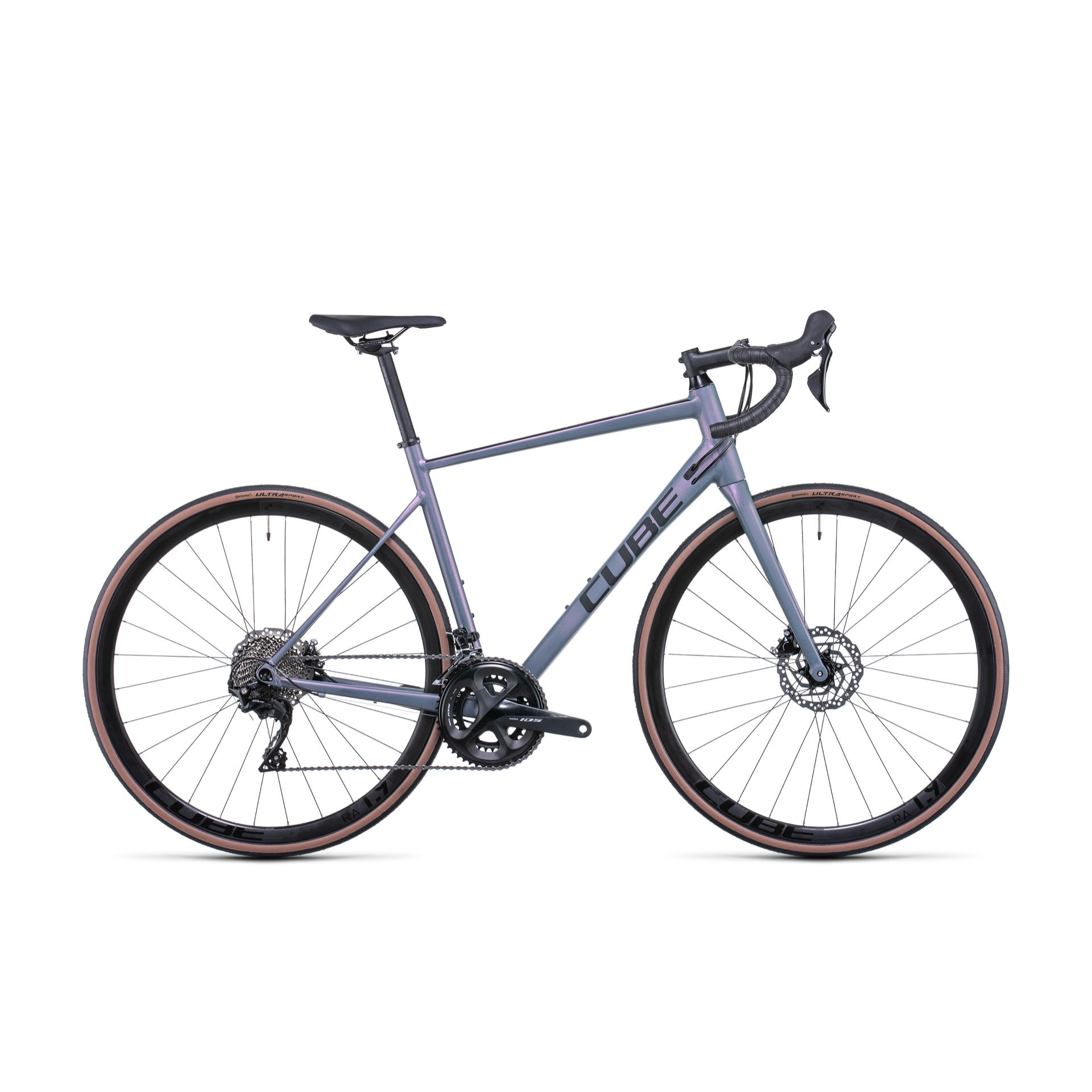 Cube Axial Race Road Bike Sparkle Lilac 'n' Black
