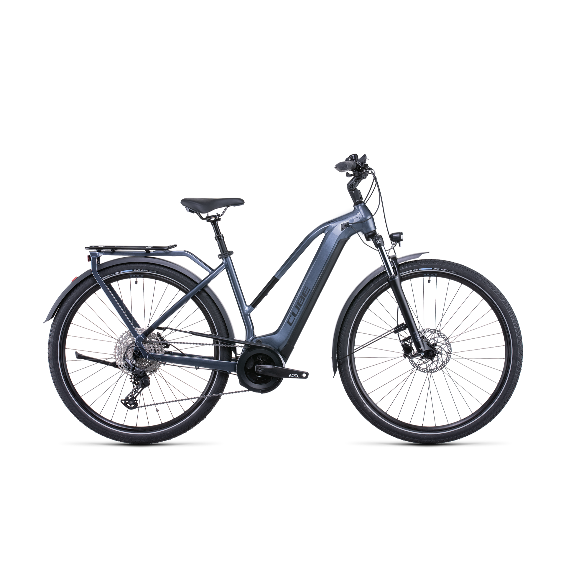 Cube Touring Hybrid Pro 625 Trapeze Hybrid Bike Metallic Grey