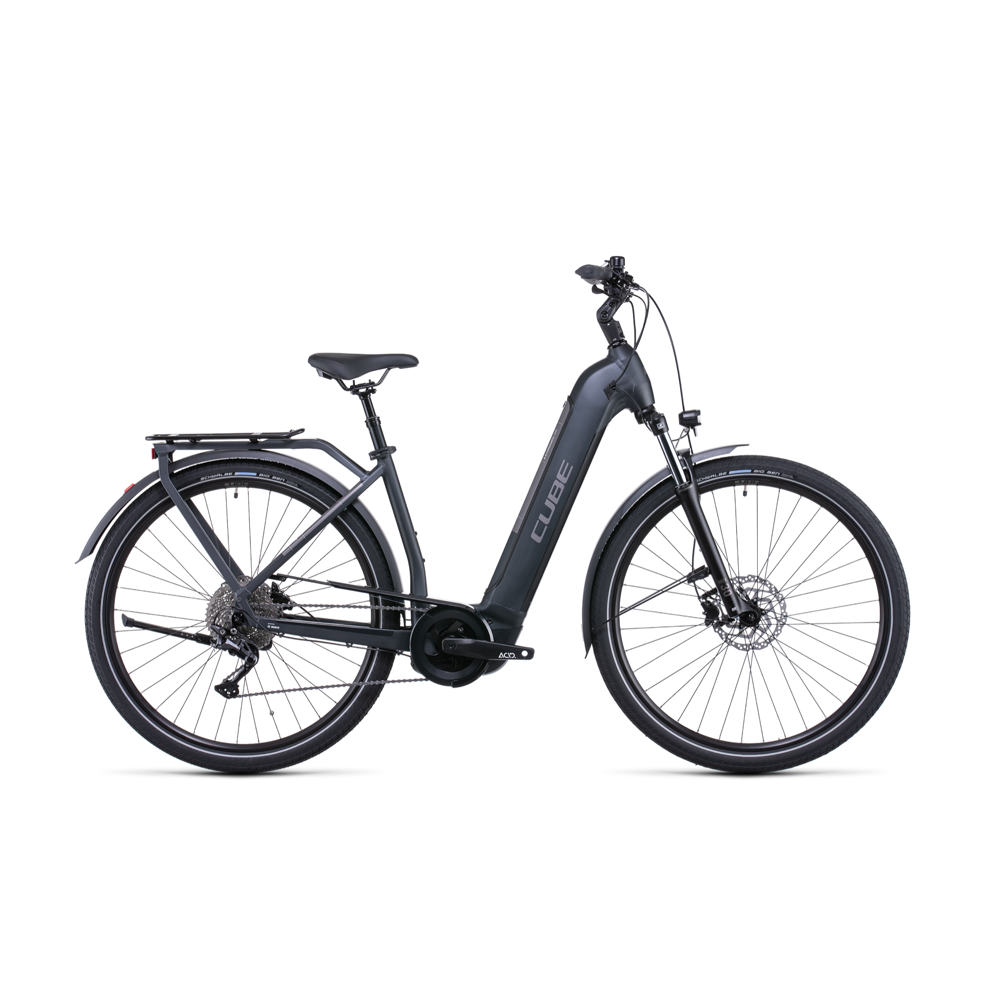 Cube Kathmandu Hybrid ONE 625 EasyEntry Hybrid Bike Grey 'n' Teak
