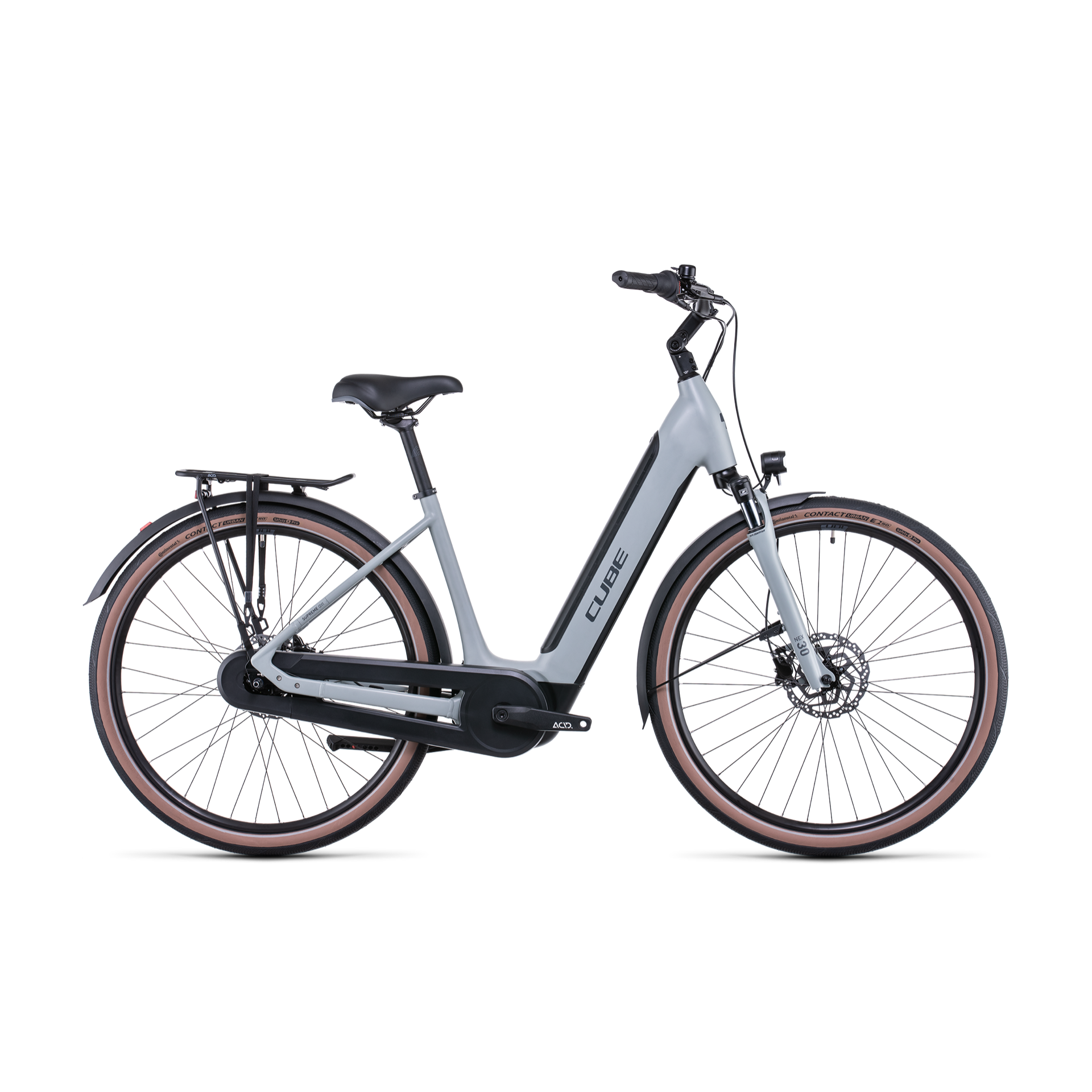 Cube Supreme Hybrid ONE 400 EasyEntry Hybrid Bike Lunar Grey