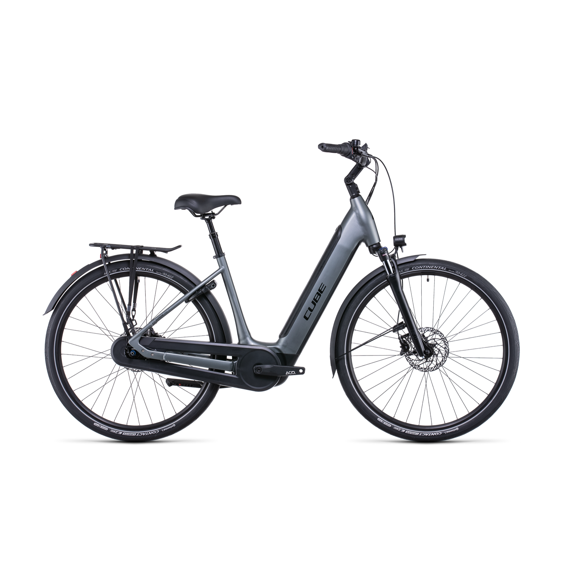 Cube Supreme Hybrid Pro 625 EasyEntry Hybrid Bike Flash Grey 'n' Black