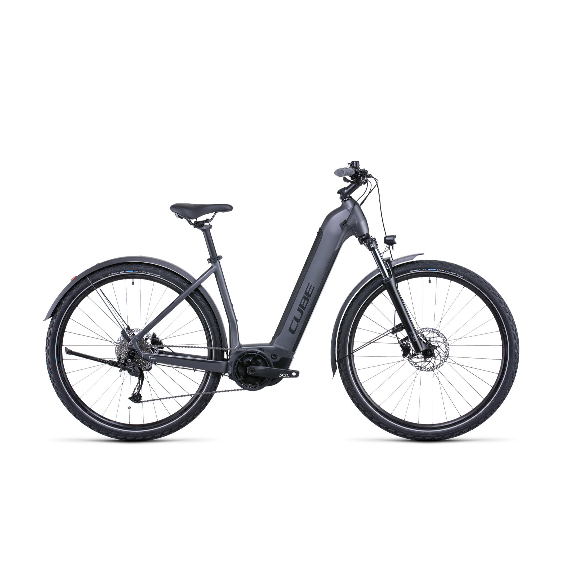 Cube Nuride Hybrid Performance 500 Allroad EasyEntry Electric Hybrid Bike Graphite 'n' Black