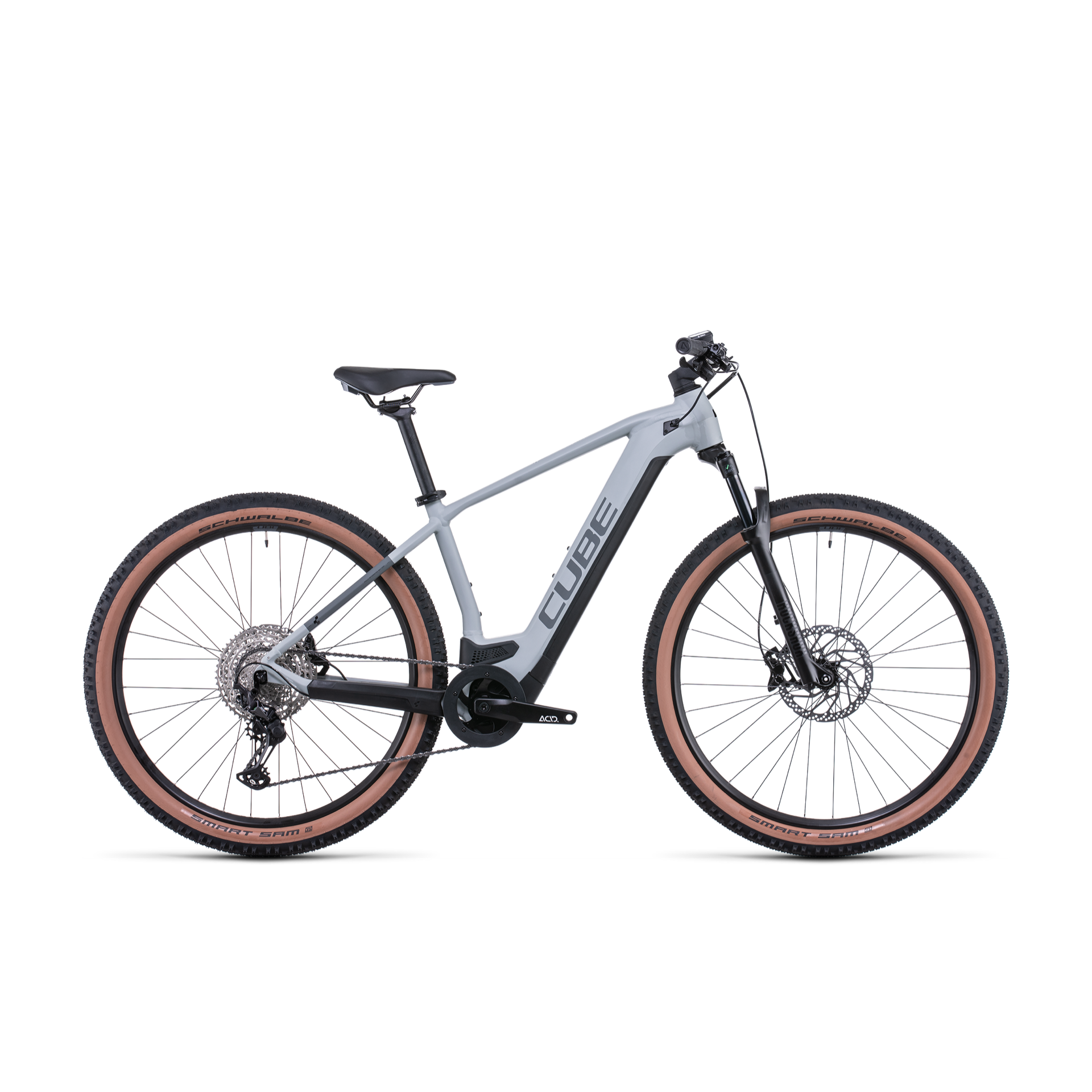Cube Reaction Hybrid Race 625 Electric Hardtail Mountain Bike Lunar Grey