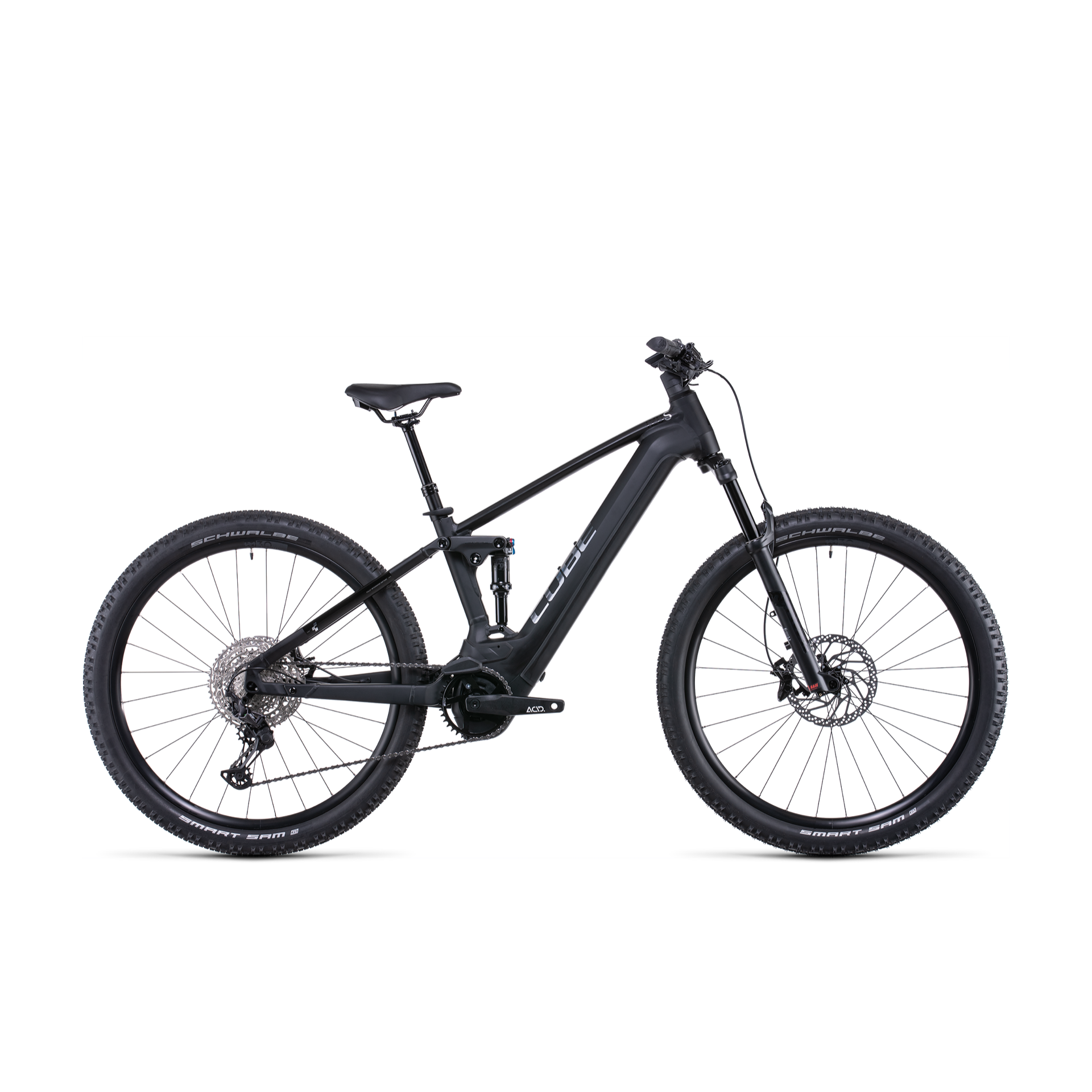 Cube Stereo Hybrid 120 SL 750 Electric Dual Suspension Mountain Bike Black 'n' Metal