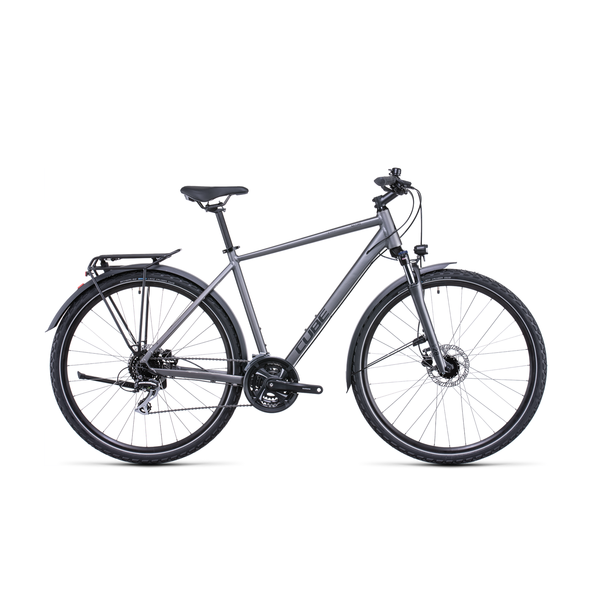 Cube Nature All Road Hybrid Bike Graphite Black