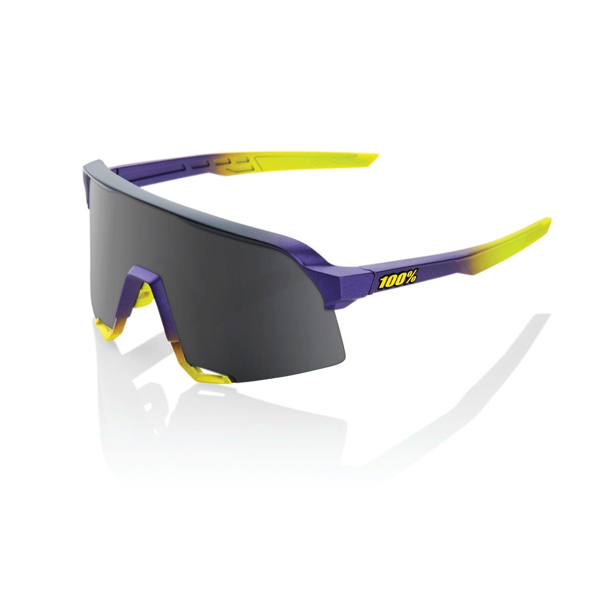 100% S3 Sunglasses Digital Brights with Smoke Lens
