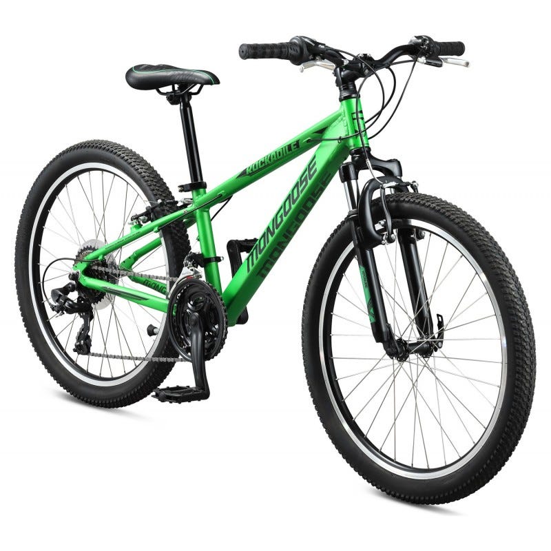 Mongoose Rockadile 24 Kids Mountain Bike Green