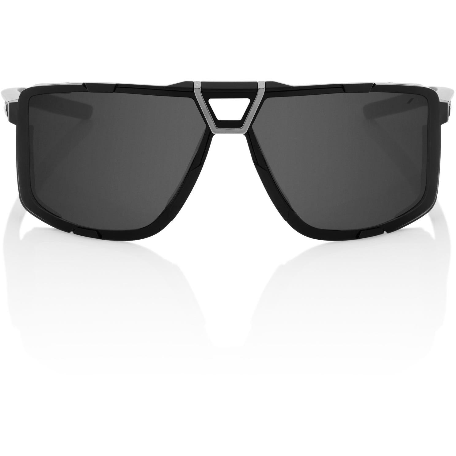 100% Eastcraft Sunglasses Matte Black with Smoke Lens
