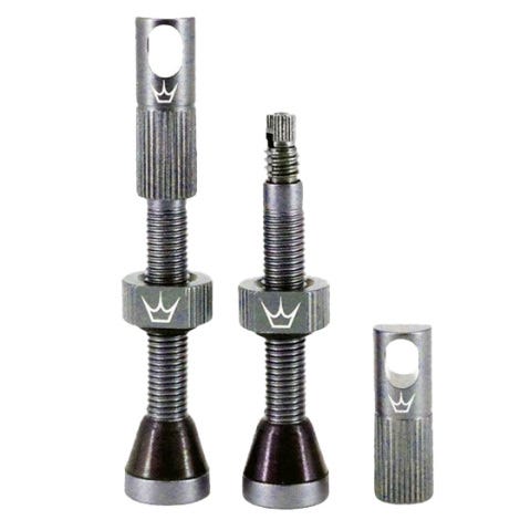 Peaty's Tubeles Valves 42mm Matte Slate