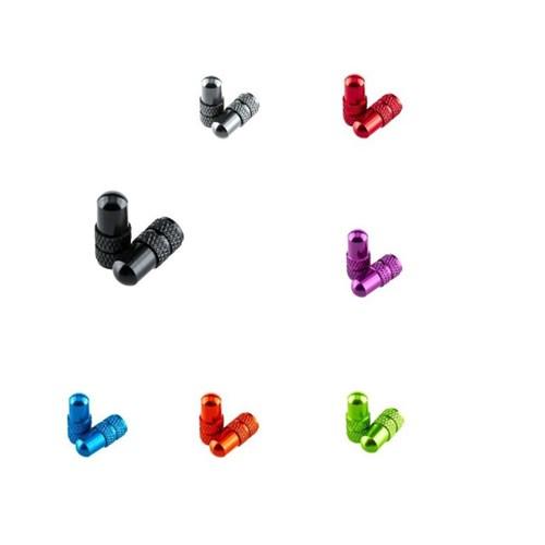 Deity Presta Valve Cap Red (Pair)