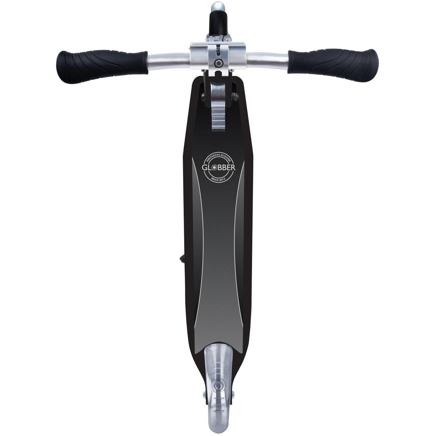 Globber Flow Element Kids Scooter with Light Up Wheels Black