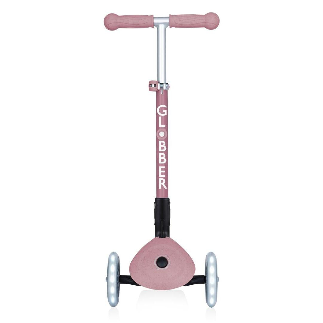 Globber Ecologic Junior Foldable Scooter Lights Berry