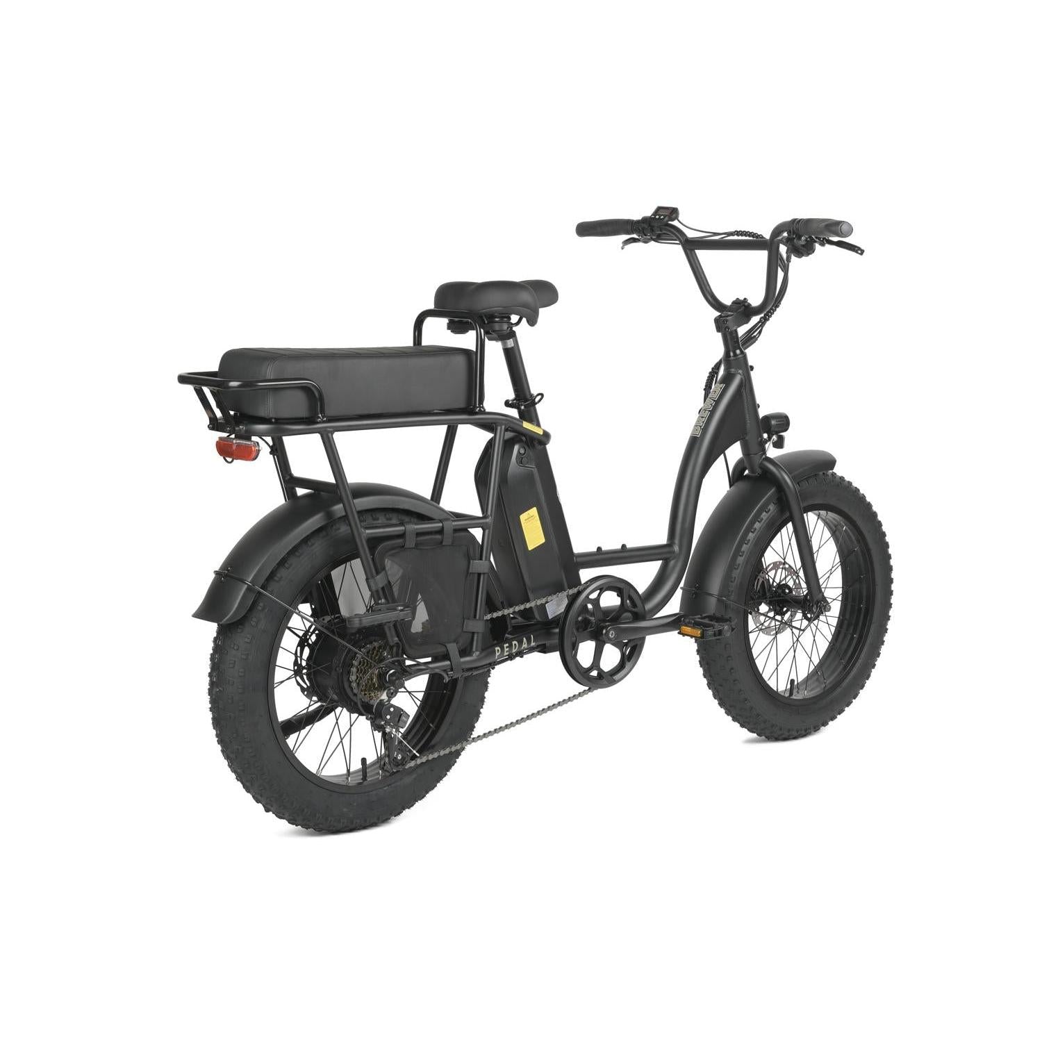 Pedal Brewer Electric Cruiser Bike Black 468Wh