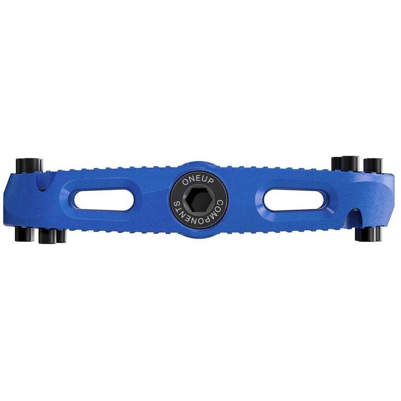 OneUp Components Composite Flat Pedals Small Blue