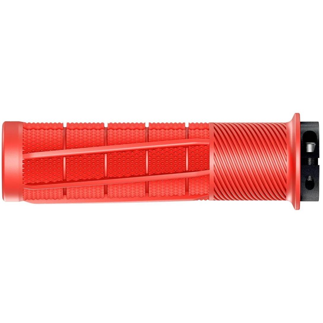 OneUp Components Thick Lock-On Grips Red
