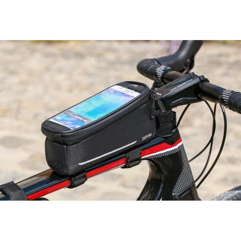 Zefal Console Pack T1 Top Tube Bag with Smartphone Compartment 0.8L Black