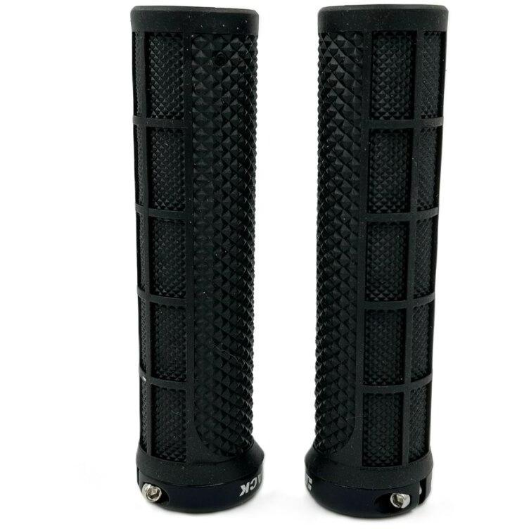 JetBlack Staple Lock On Grips Black