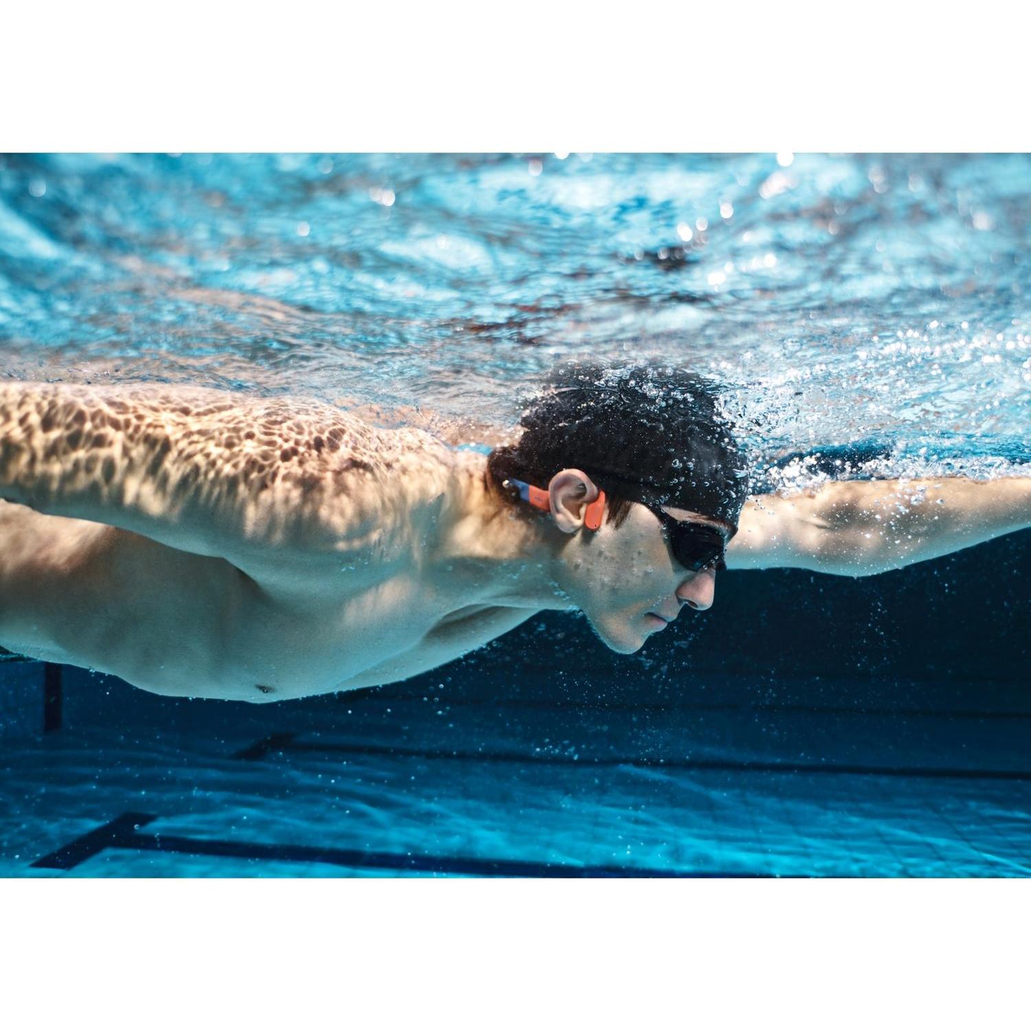 Shokz OpenSwim Pro Waterproof Headphones Red