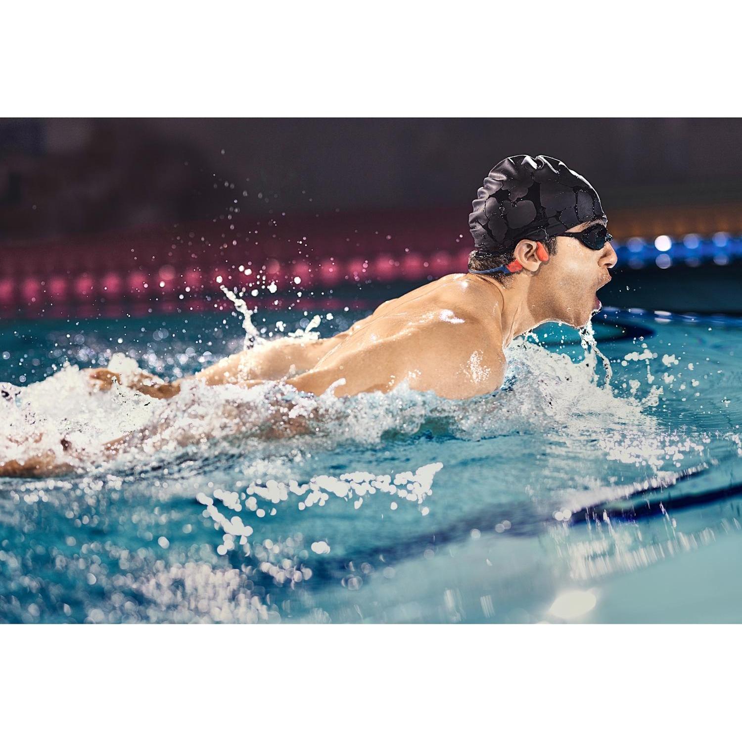 Shokz OpenSwim Pro Waterproof Headphones Red