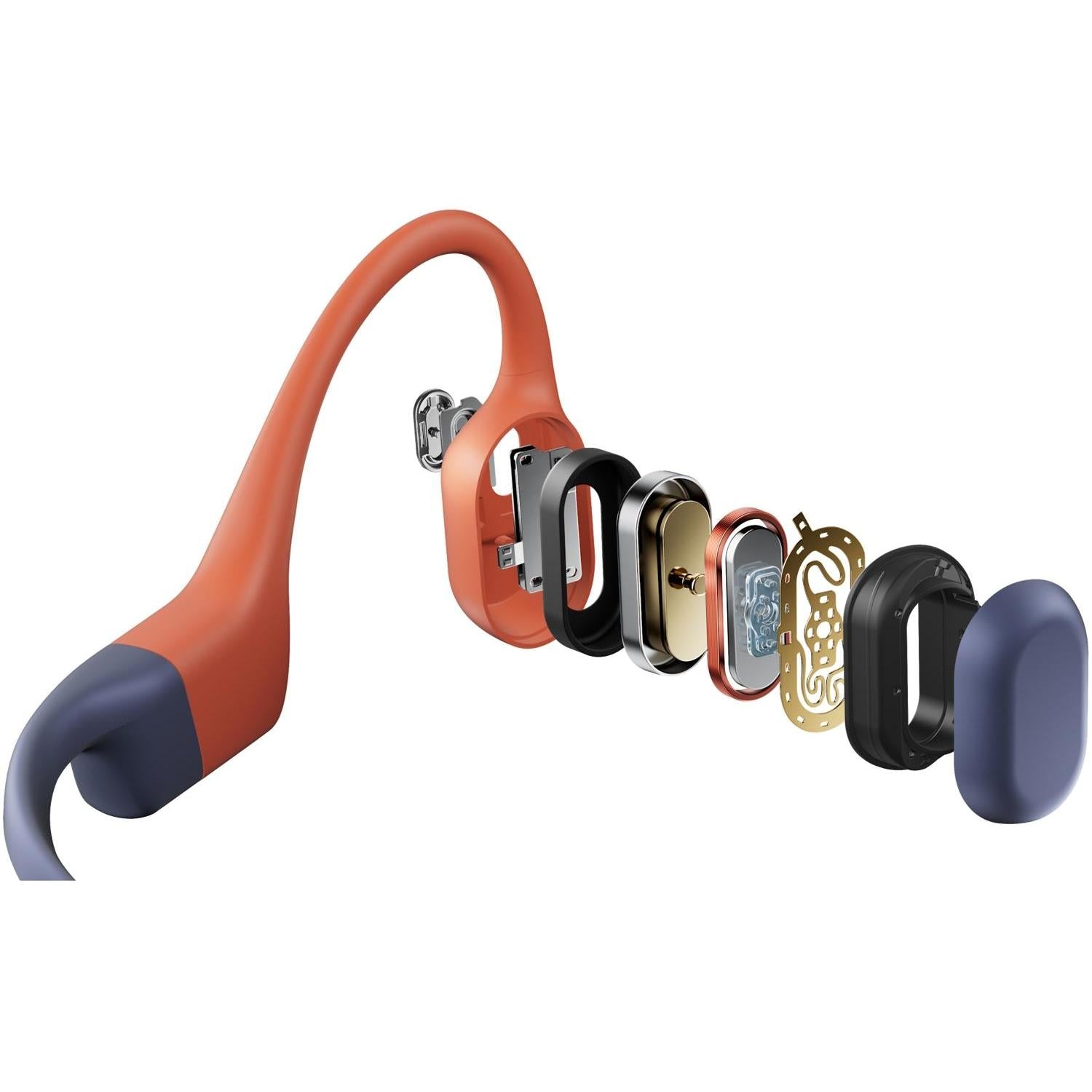 Shokz OpenSwim Pro Waterproof Headphones Red