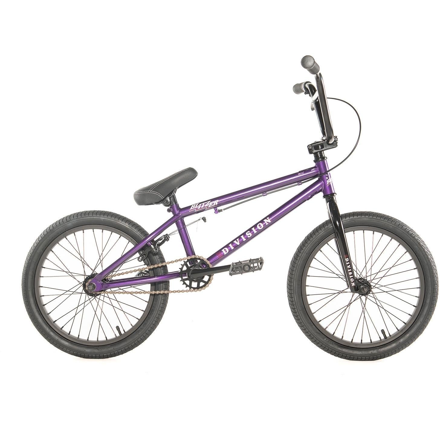 Division Blitzer 18'' BMX Bike Metal Purple