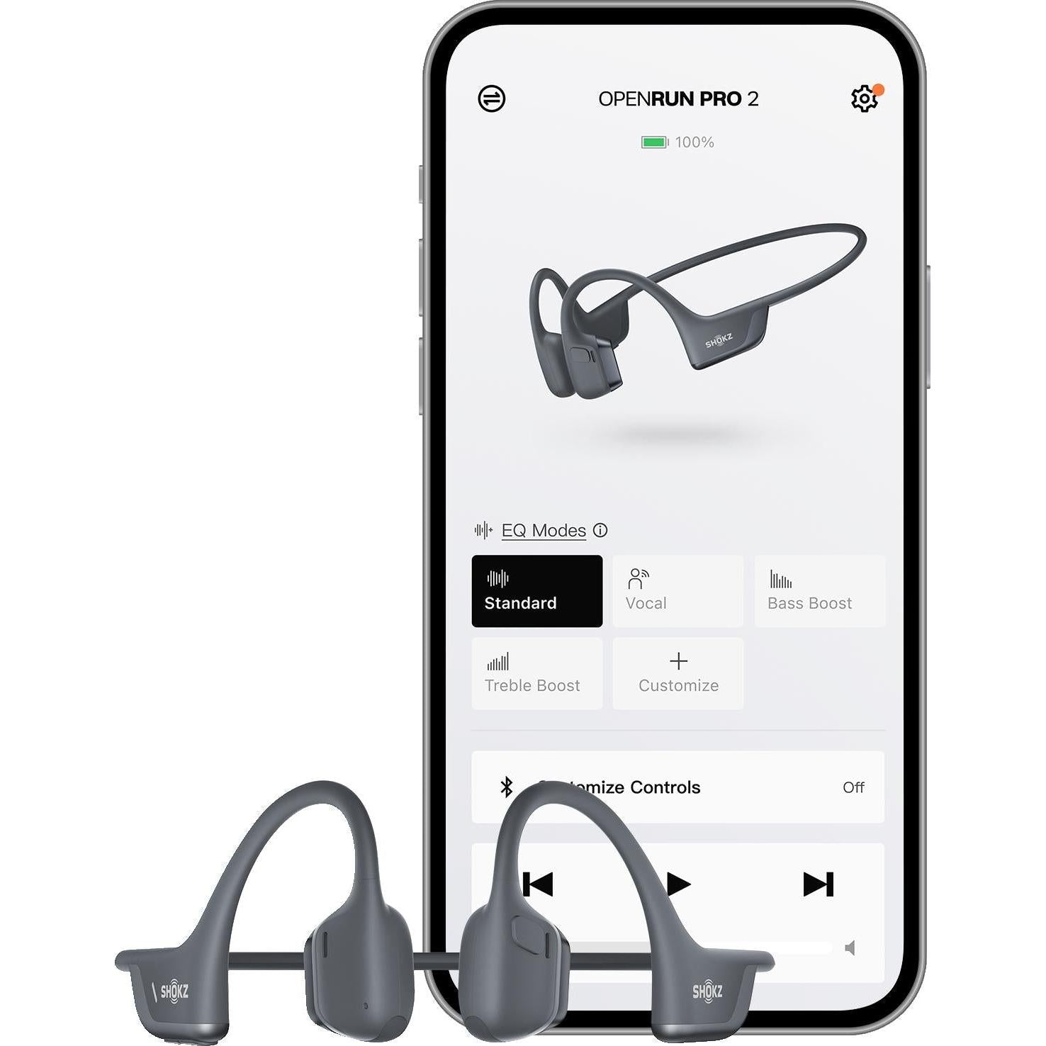 Shokz OpenRun Pro 2 Wireless Headphones Black