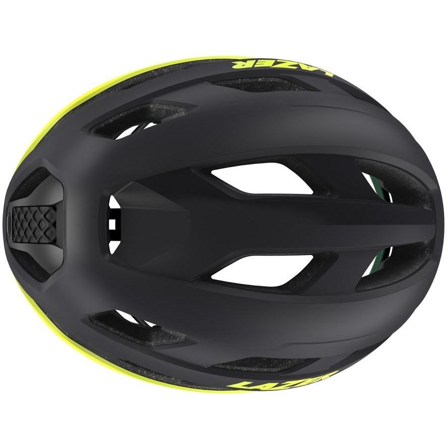 Lazer Strada Kineticore Road Helmet Matte Dark Grey/Flash Yellow