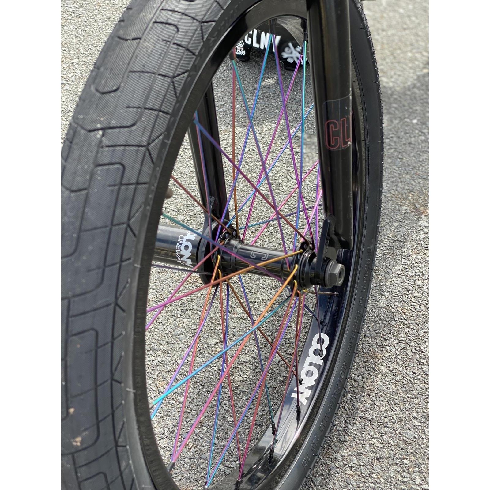 Colony Stainless Spokes 182mm Rainbow (20 pack)
