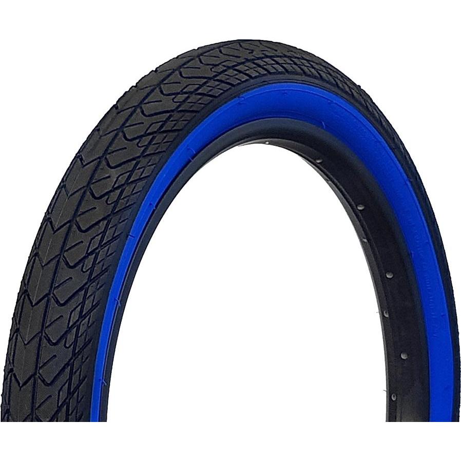 DRS Arrow FS Coloured Wall BMX Tyre 20 x 2.25'' Black/Blue Wall