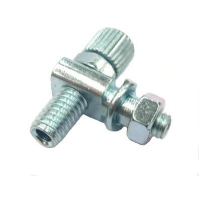 BPW Steel Brake Cable Adjusting Set M5 Silver