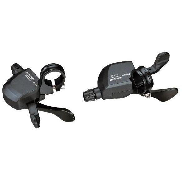 MicroShift XLE 10 Trigger MTB Shifter Pair 2x10 Speed Black