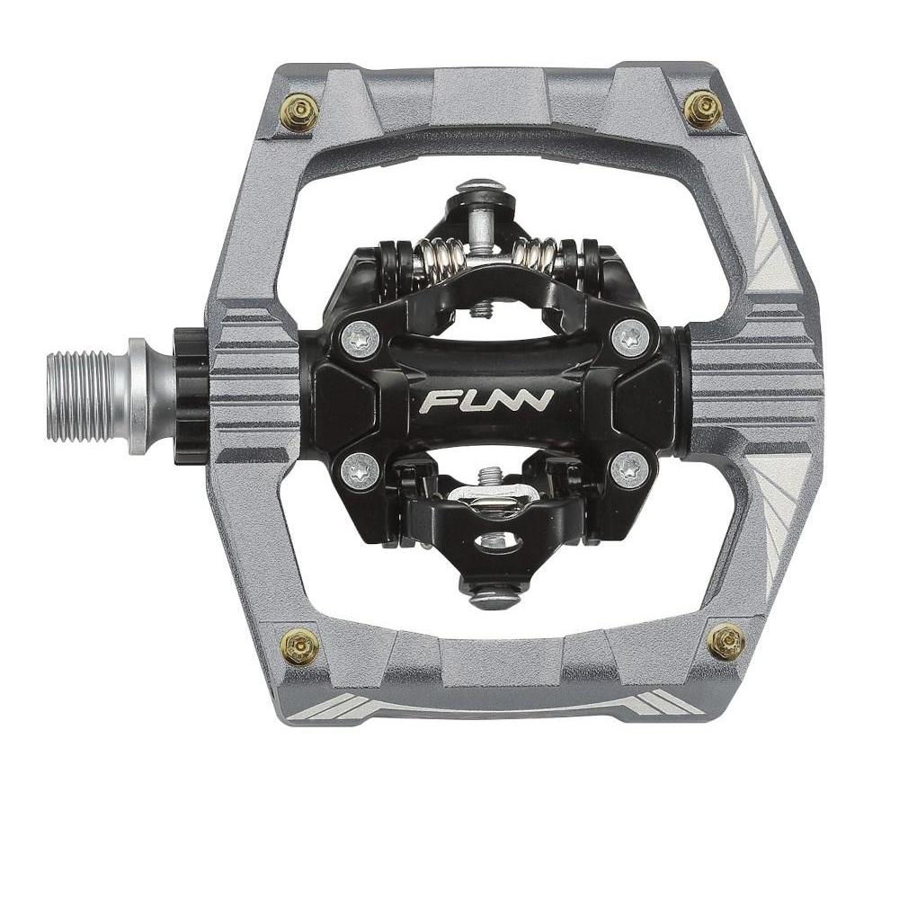FUNN Ripper SPD Clipless Alloy Pedals Grey