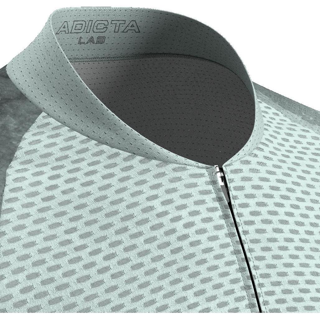 Adicta Lab Valent Short Sleeve Road Jersey Aqua/Grey Large