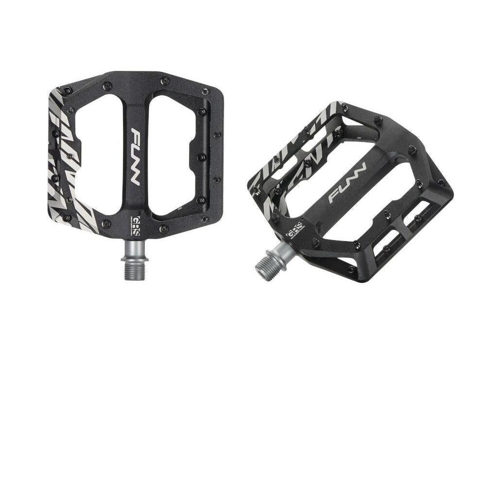 FUNN Funndamental Flat Alloy Pedals (Pins Installed) Black