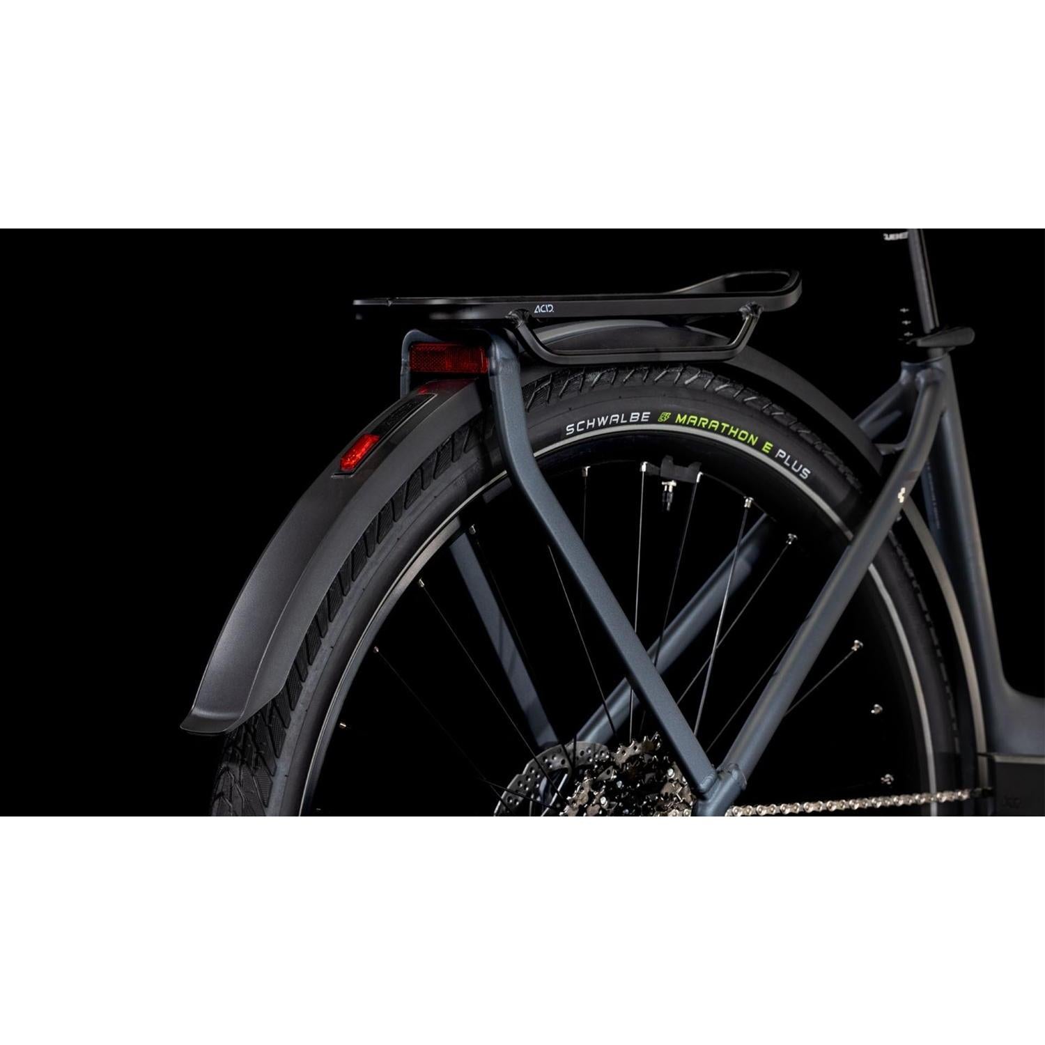 Cube Touring Hybrid Pro 625 Easy Entry Electric Hybrid Bike Metallicgrey'n'Chrome