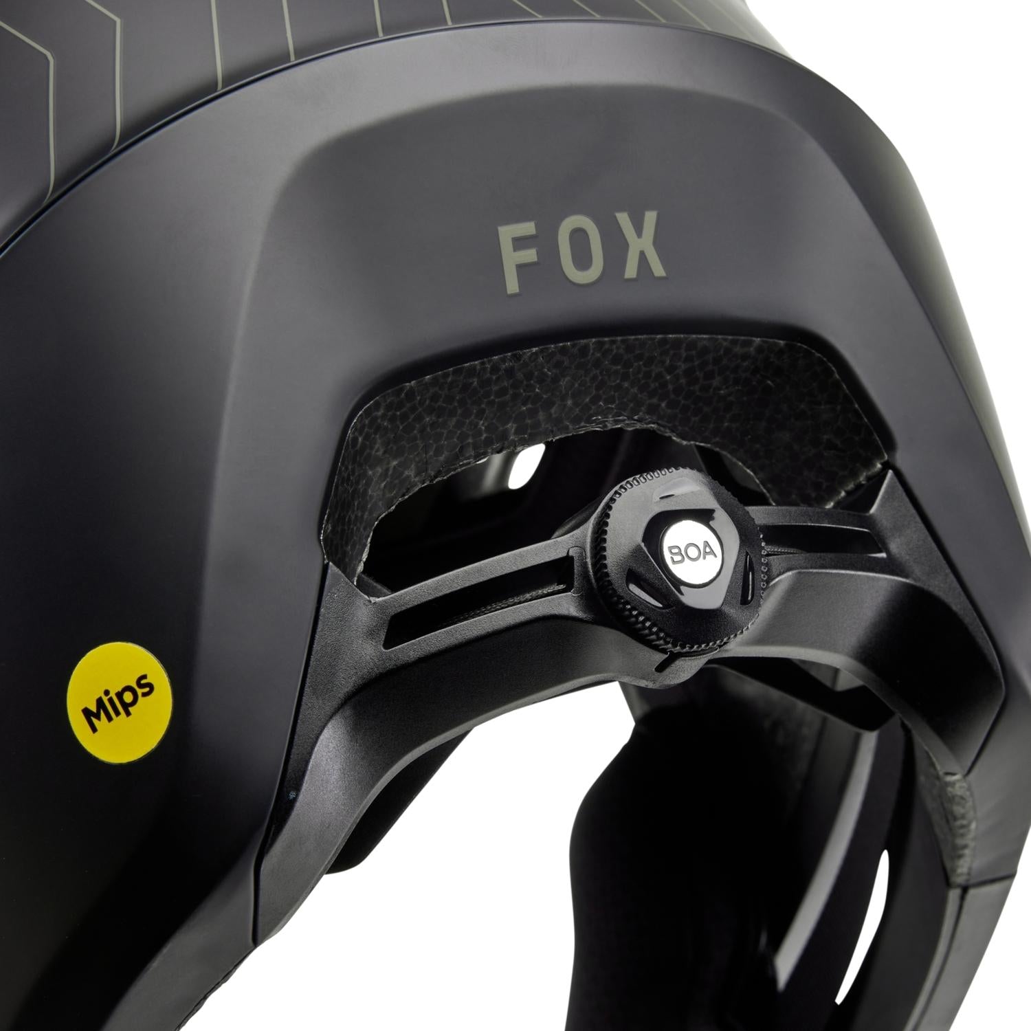 FOX Dropframe Pro Runn MTB Helmet Olive Green
