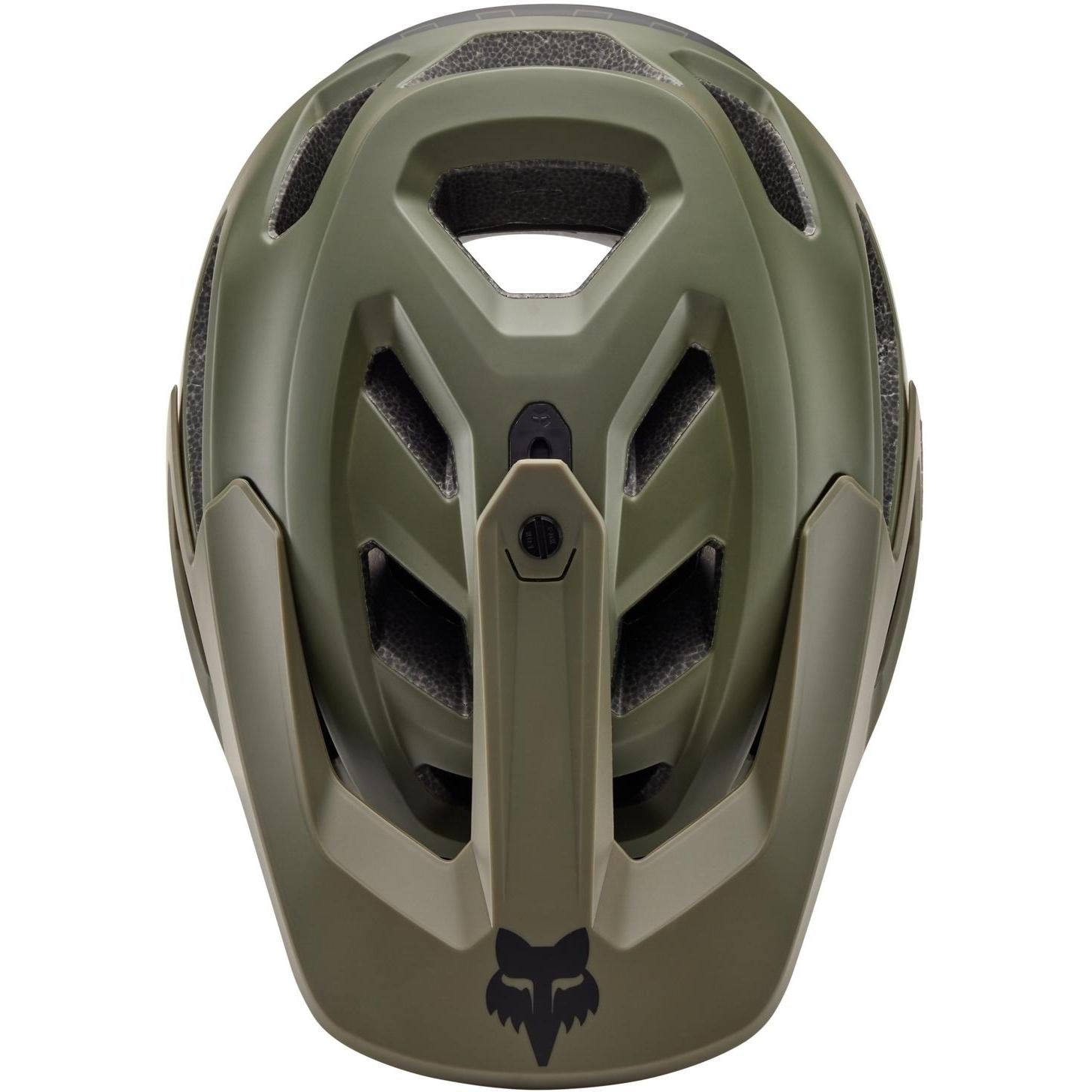 FOX Dropframe Pro Runn MTB Helmet Olive Green