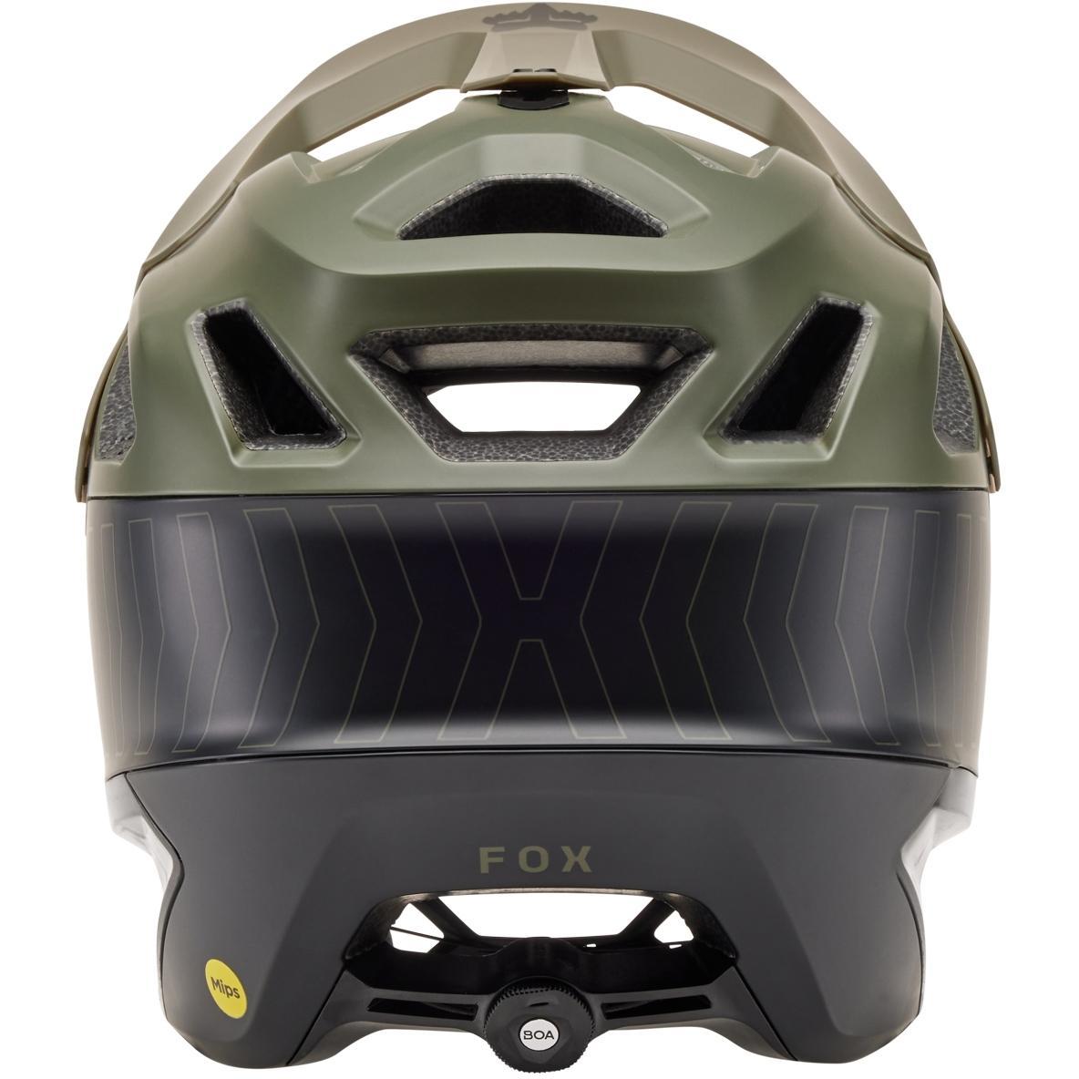 FOX Dropframe Pro Runn MTB Helmet Olive Green