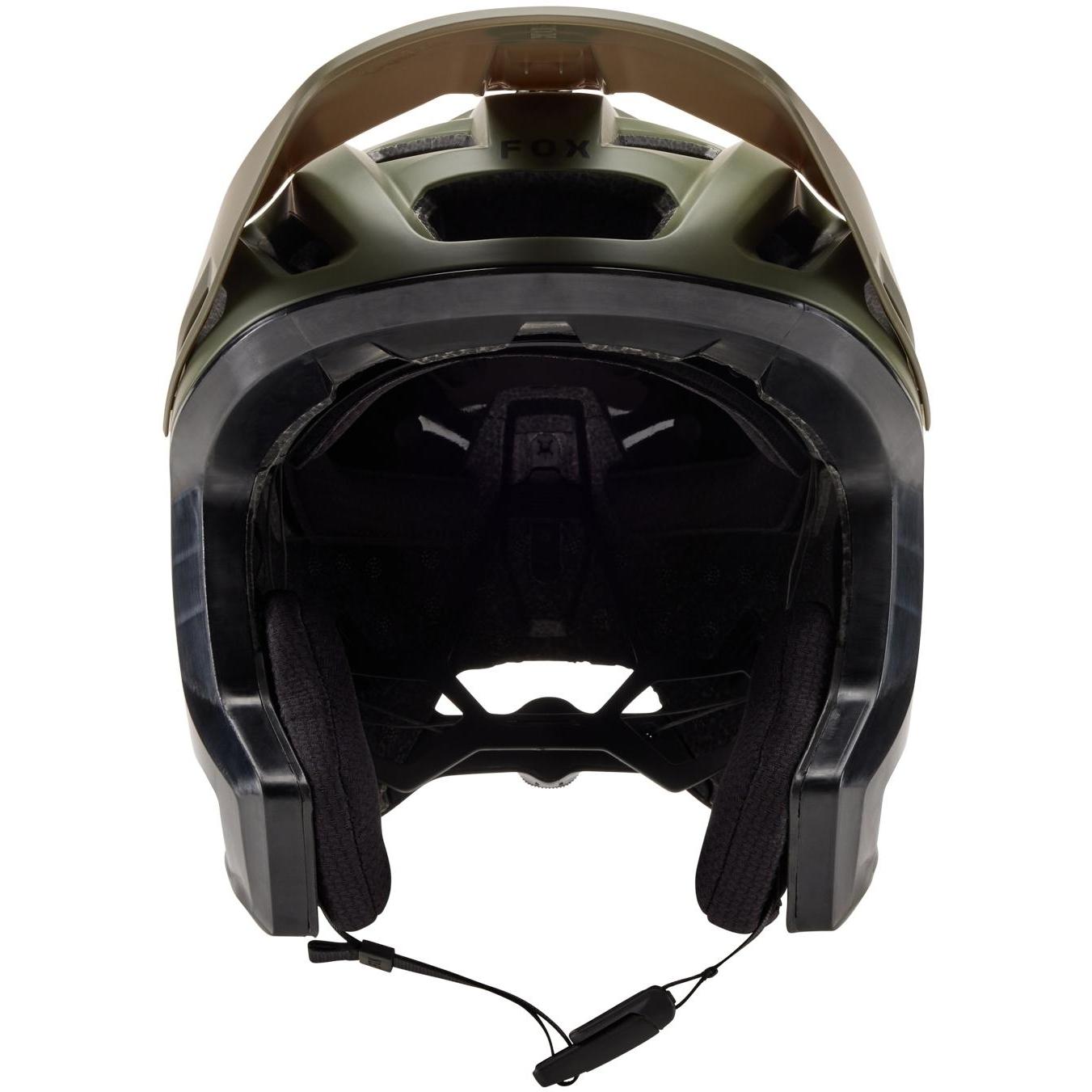 FOX Dropframe Pro Runn MTB Helmet Olive Green
